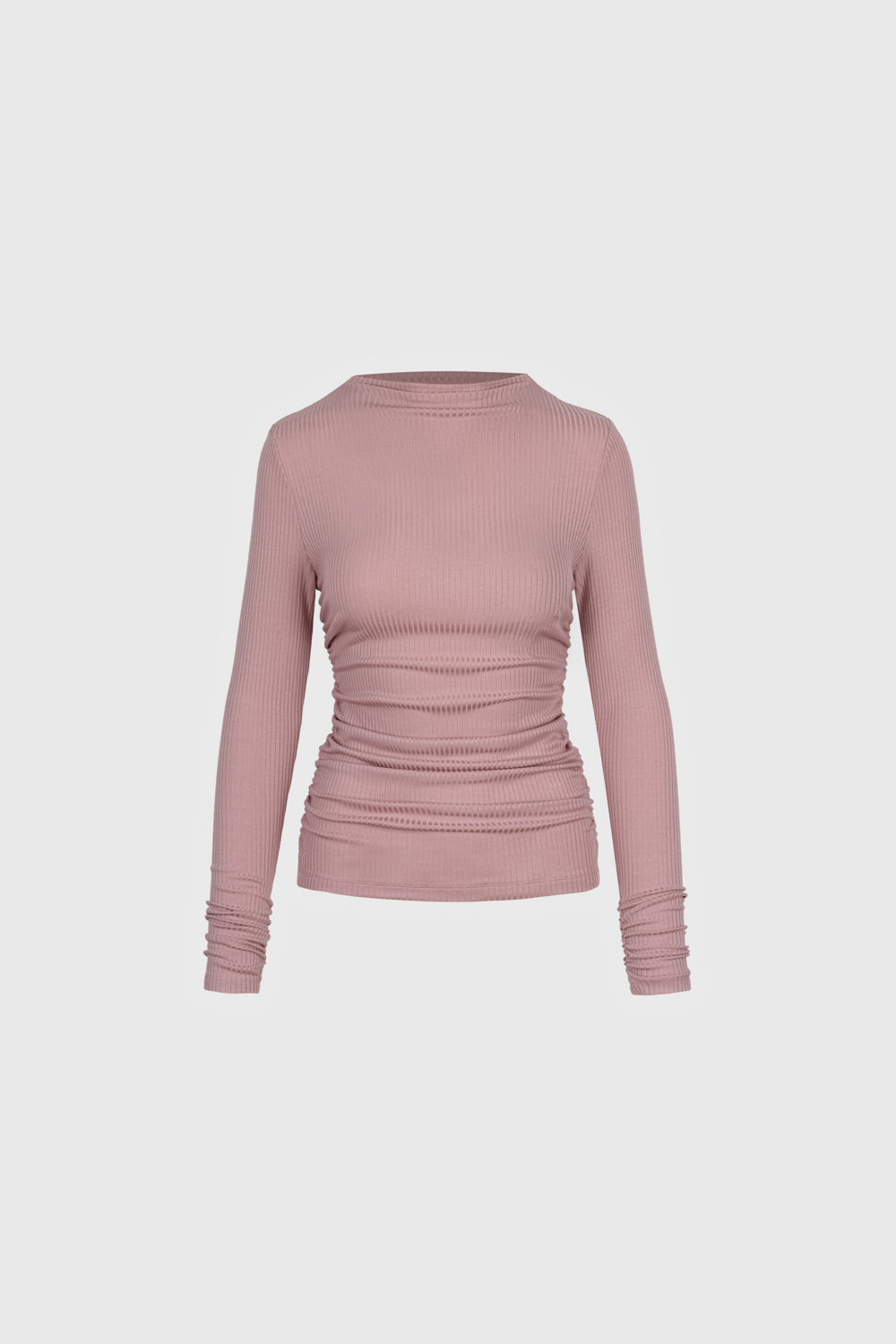 Miss Betty Dusty Pink Turtleneck