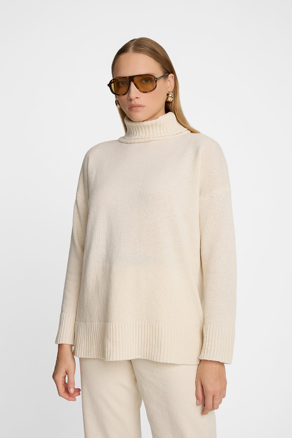 Miss Comfortable Creme T-shirt