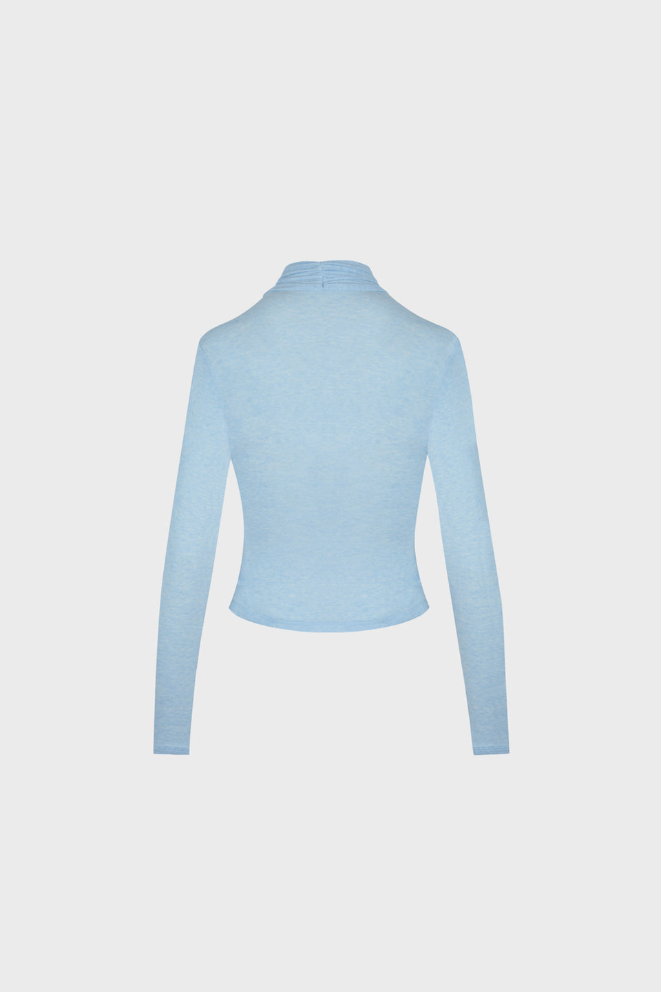 Miss Sharon Light Blue Turtleneck