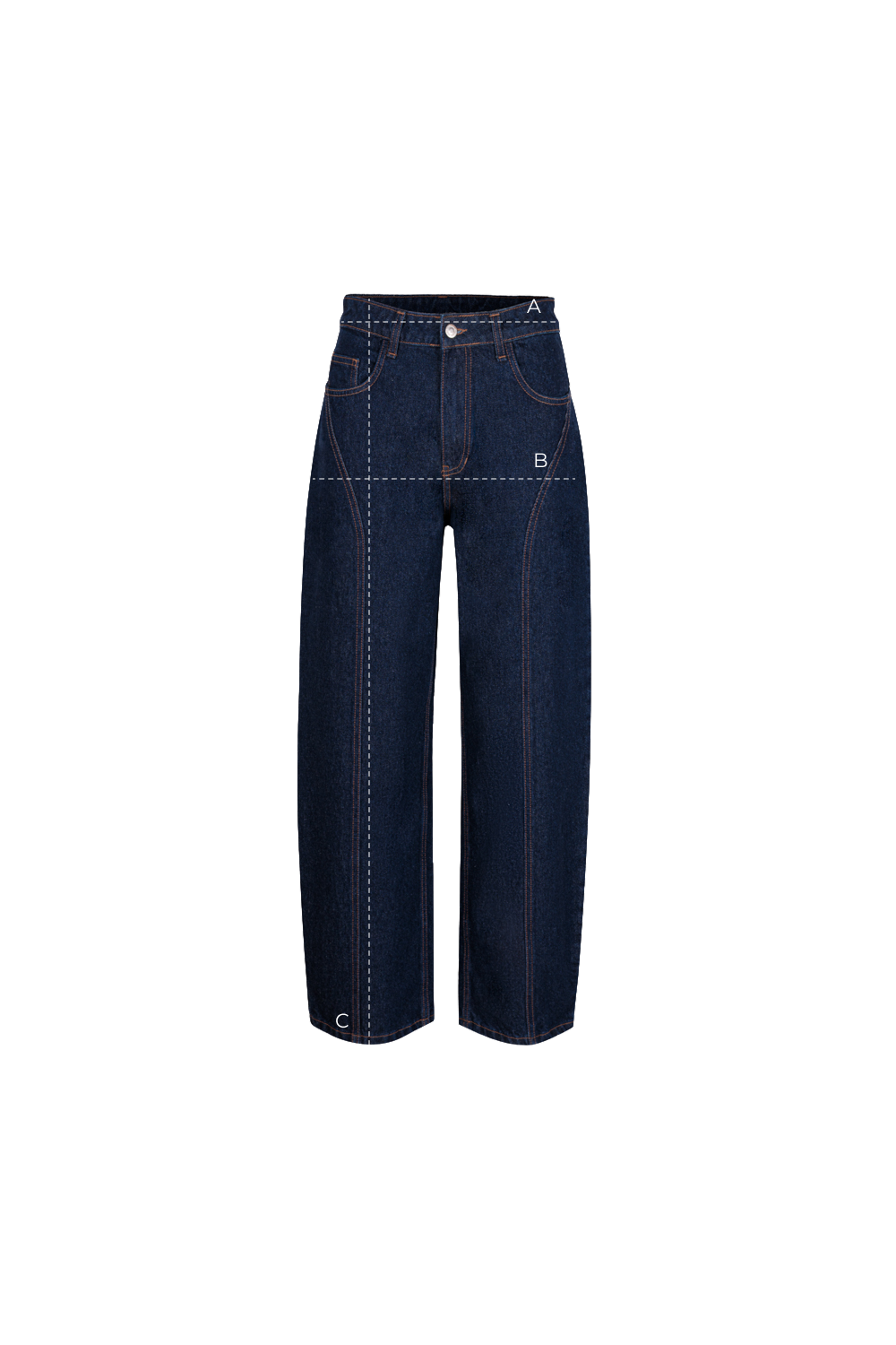 Miss Mallory Dark Navy Jeans