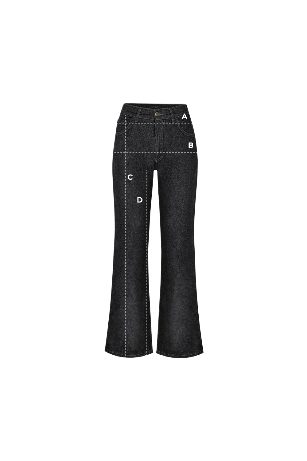 Jeansy Miss Flare Charcoal Grey
