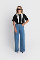 Jeansy Denim Rust Blue