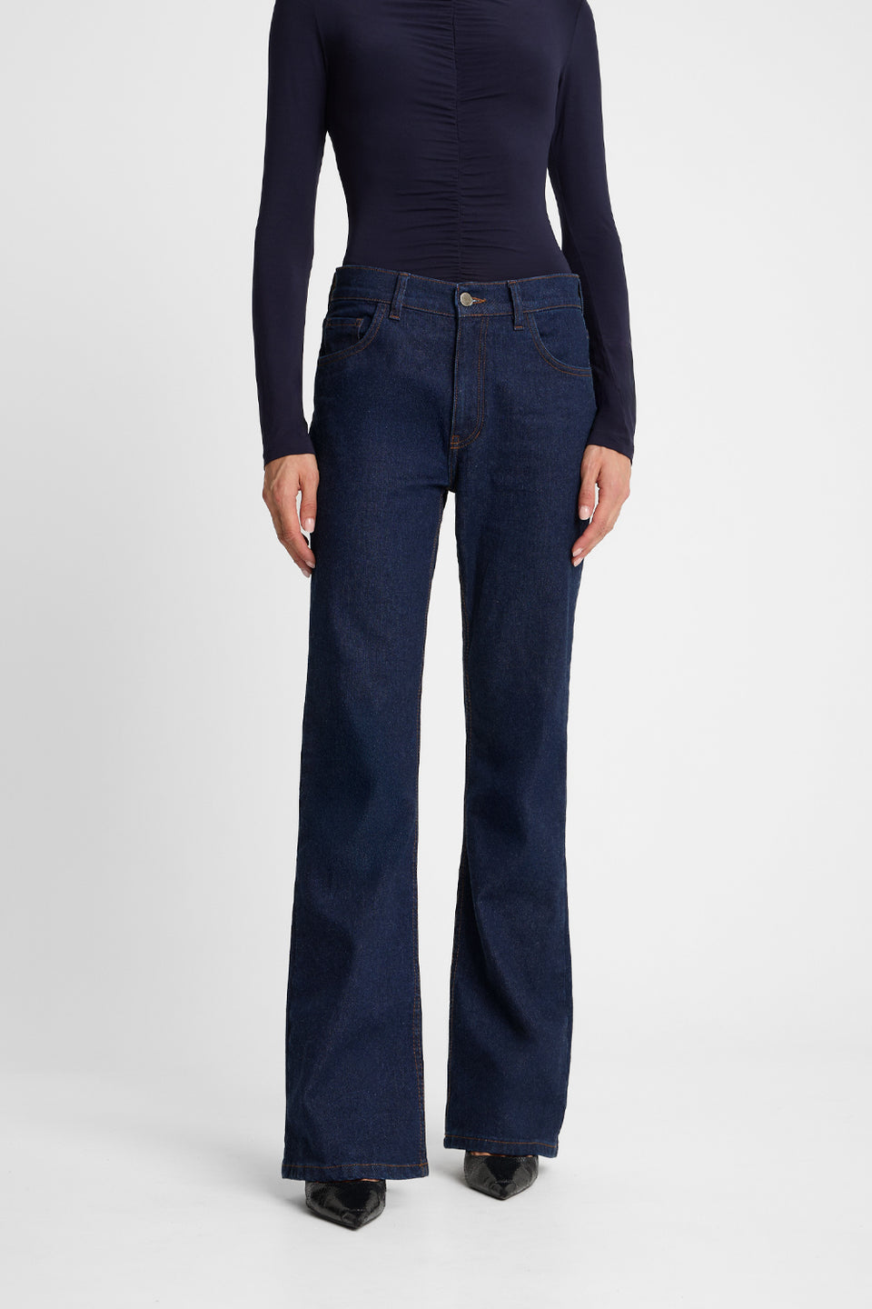 Miss Flare Dark Navy Jeans