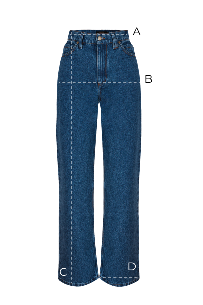 Jeansy Miss Straight Navy