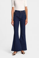 Jeansy Miss Super Flare Dark Navy