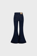 Jeansy Miss Super Flare Dark Navy