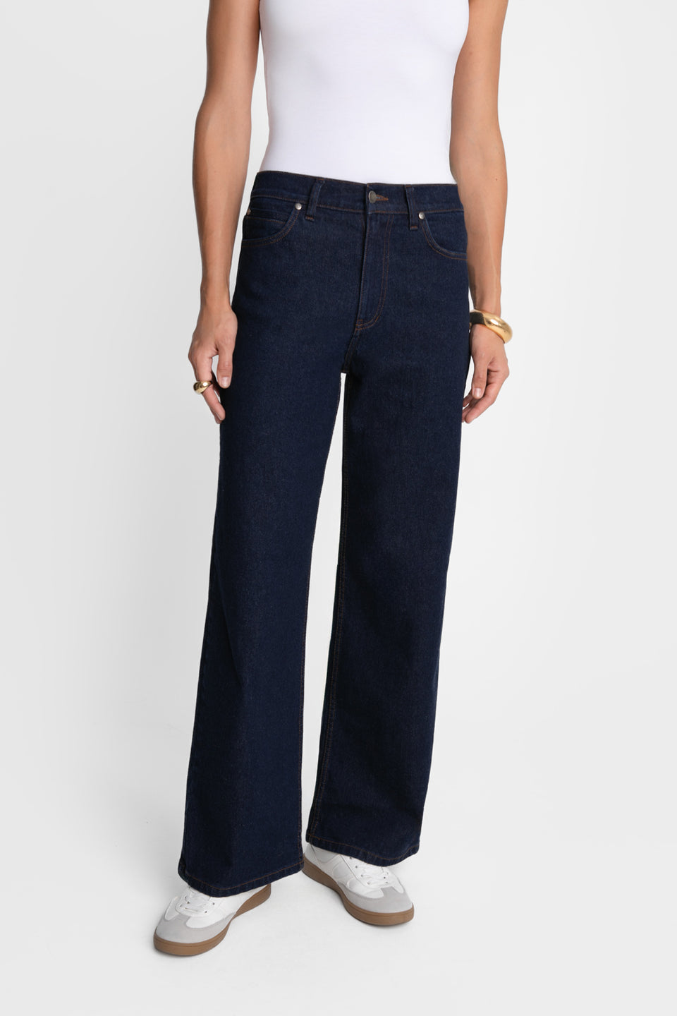 Miss Wide Deep Navy Jeans