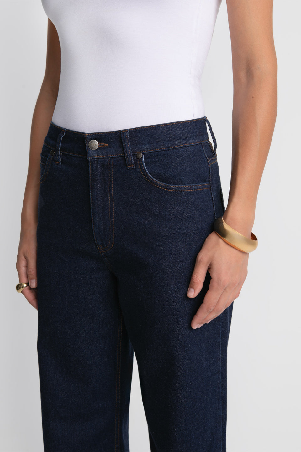 Miss Wide Deep Navy Jeans