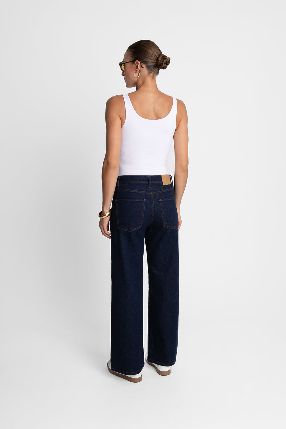 Miss Wide Deep Navy Jeans