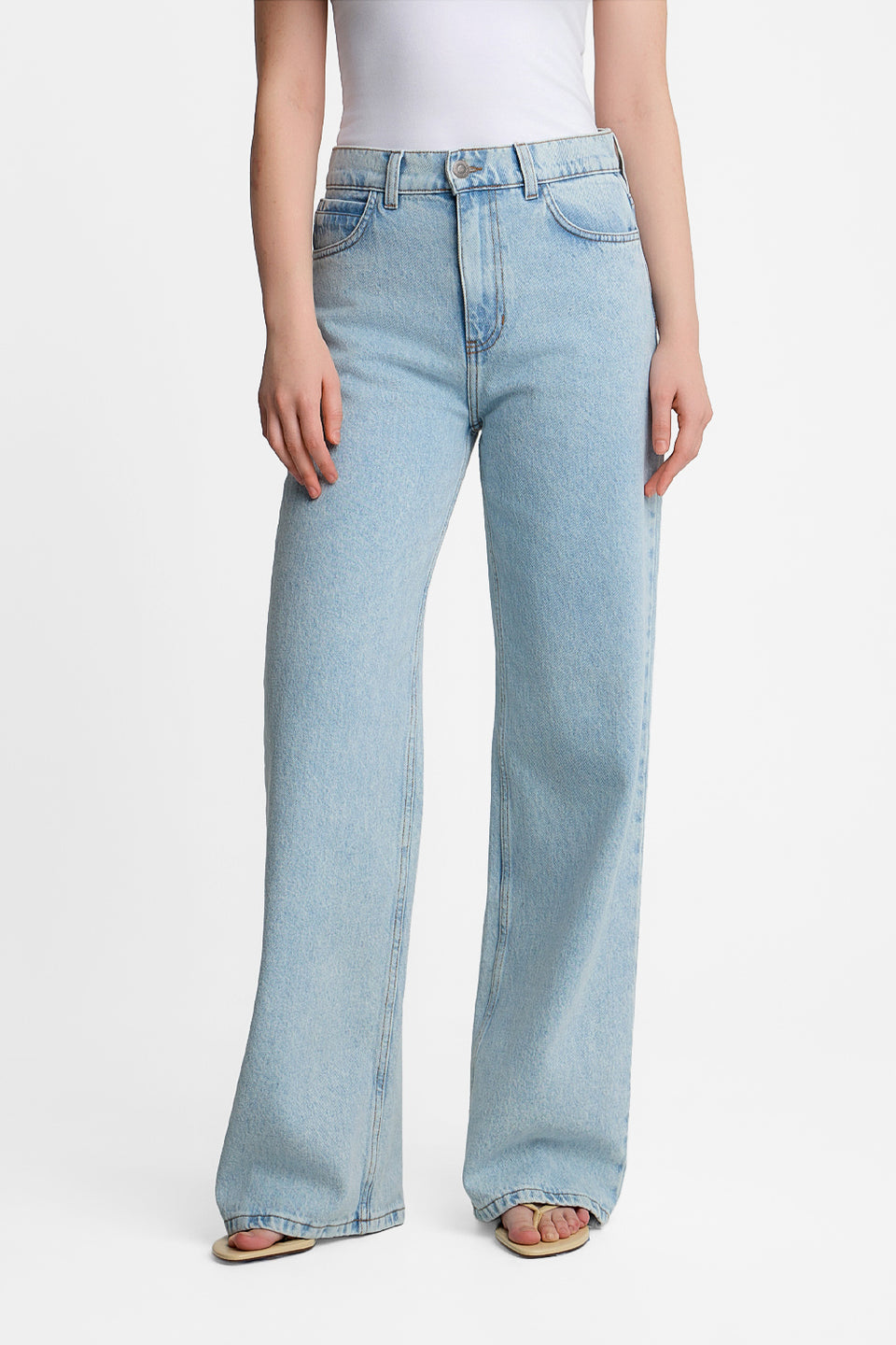Jeansy Miss Wide Light Blue