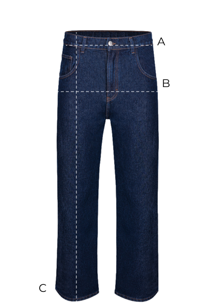 Jeansy Mr David Dark Blue