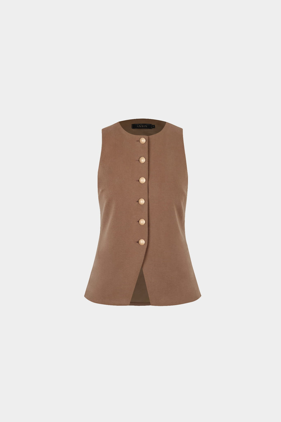 Miss Demure Mokka Vest