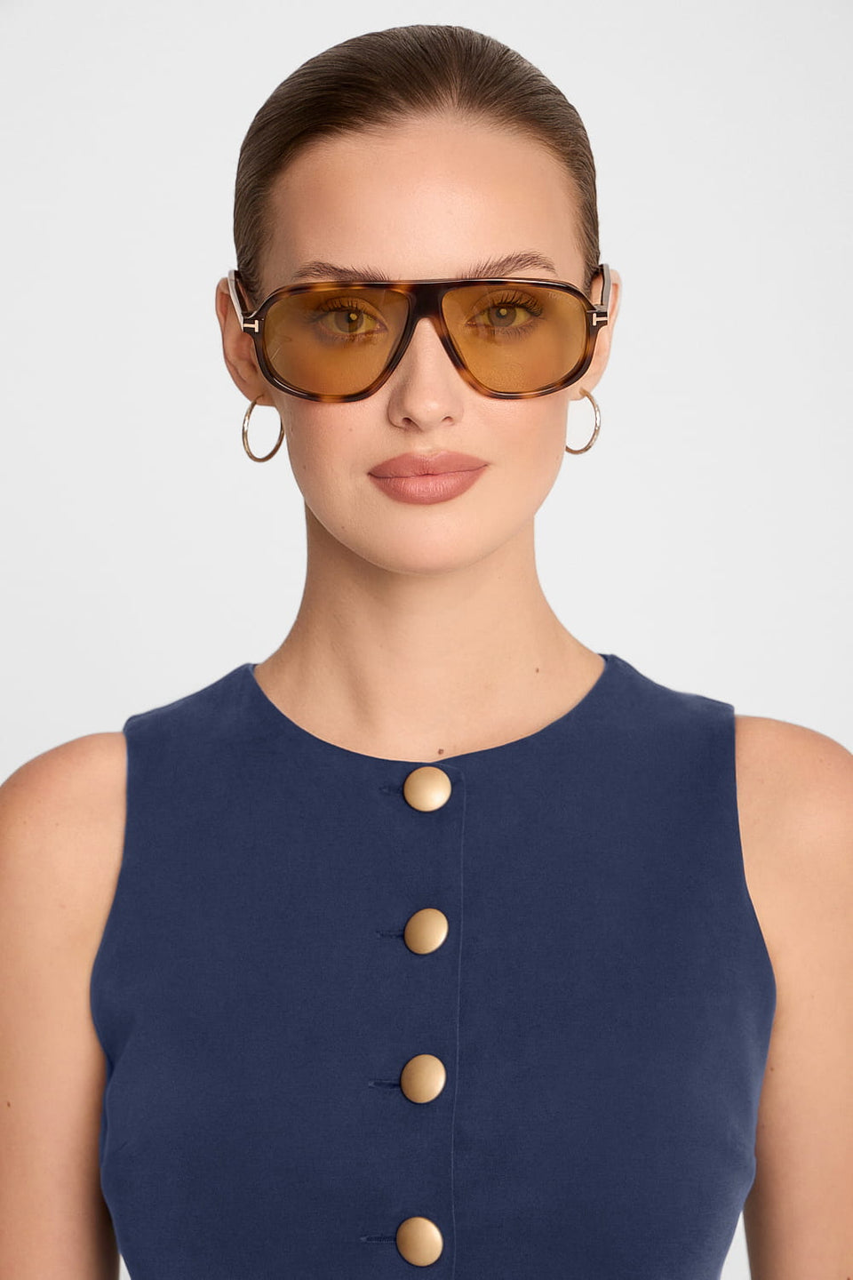Miss Demure Navy Vest
