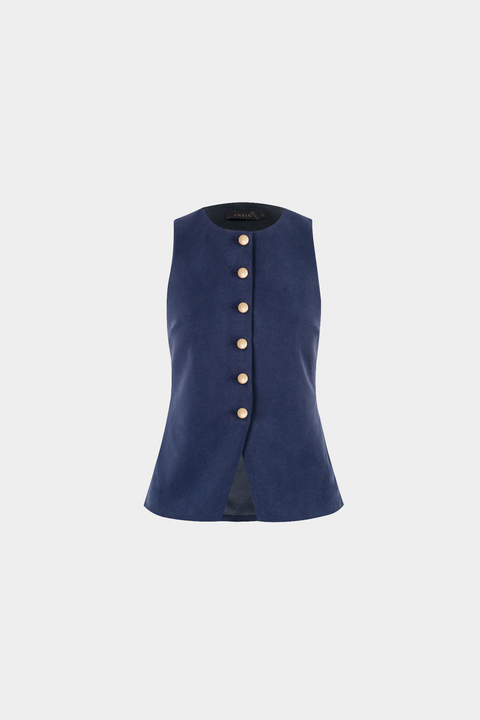 Miss Demure Navy Vest