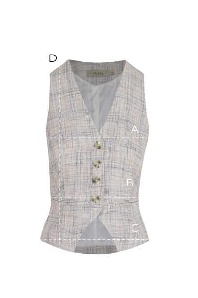 Kamizelka Miss Elegant Beige