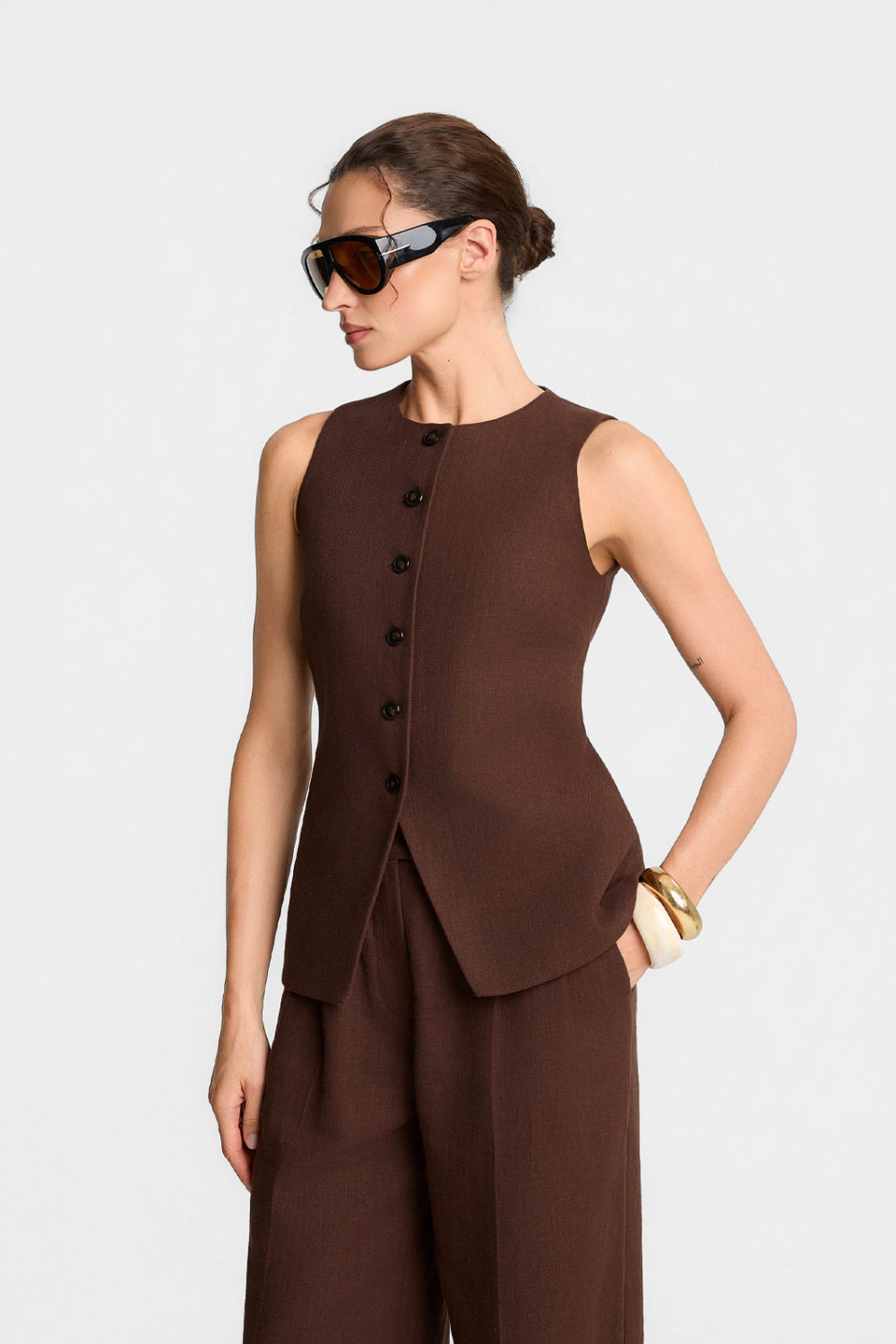 Kamizelka Miss Notte Chocolate