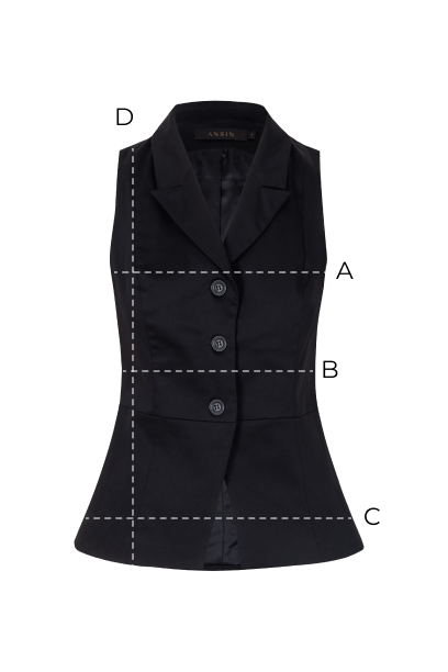 Kamizelka Miss Ravish Black