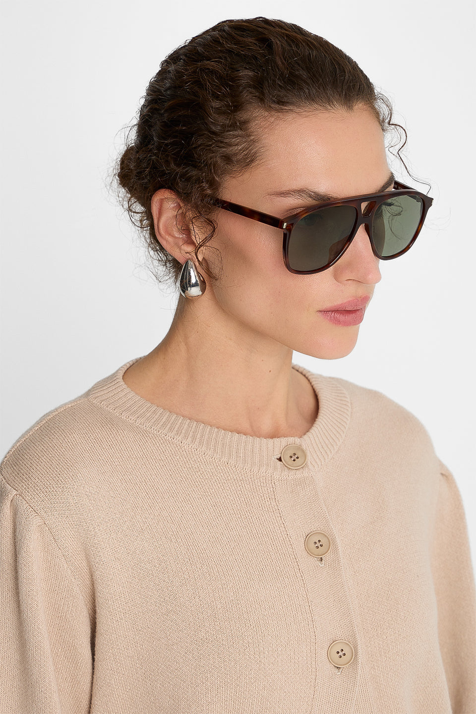 Miss Chic Beige Cardigan