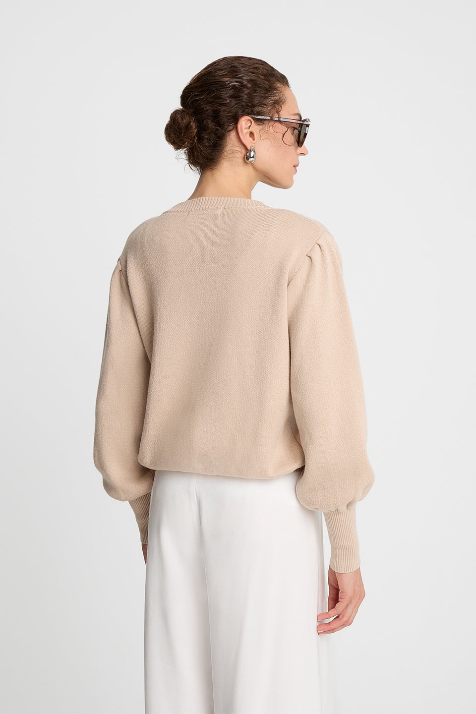 Miss Chic Beige Cardigan