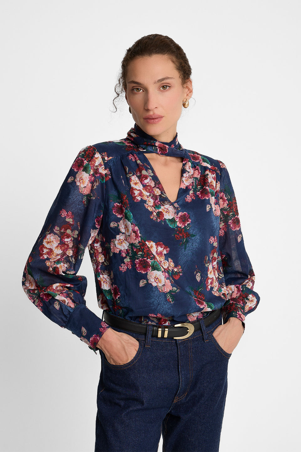 Koszula Miss Blooming Navy