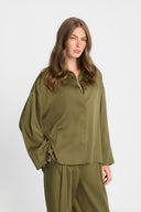 Miss Suri Olive Shirt