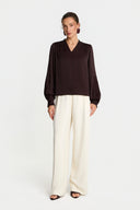 Miss Suzette Chocolate Shirt