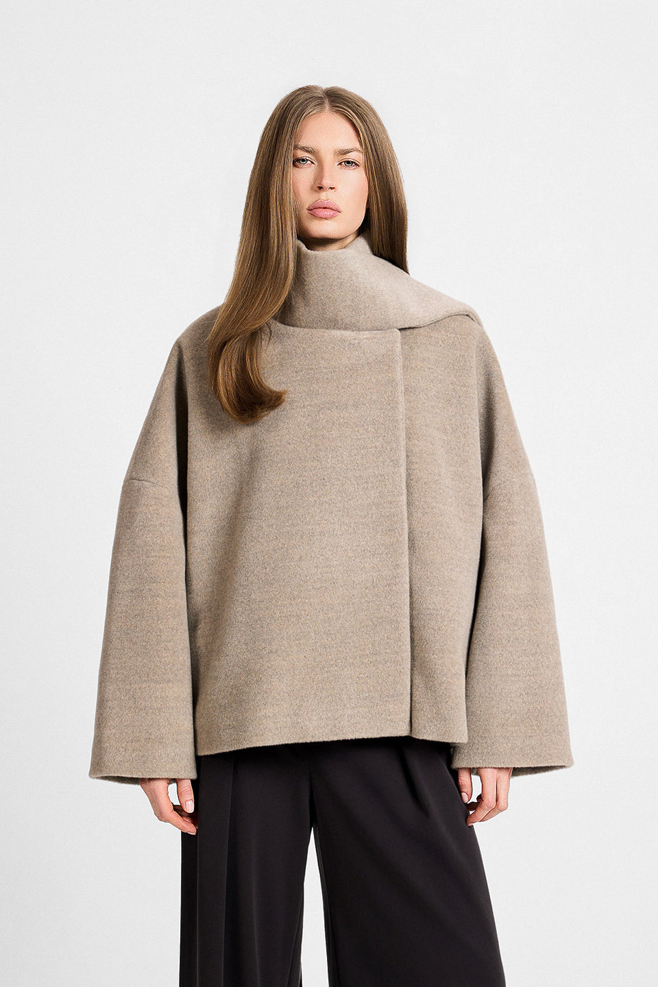 Miss Plaza Taupe Jacket