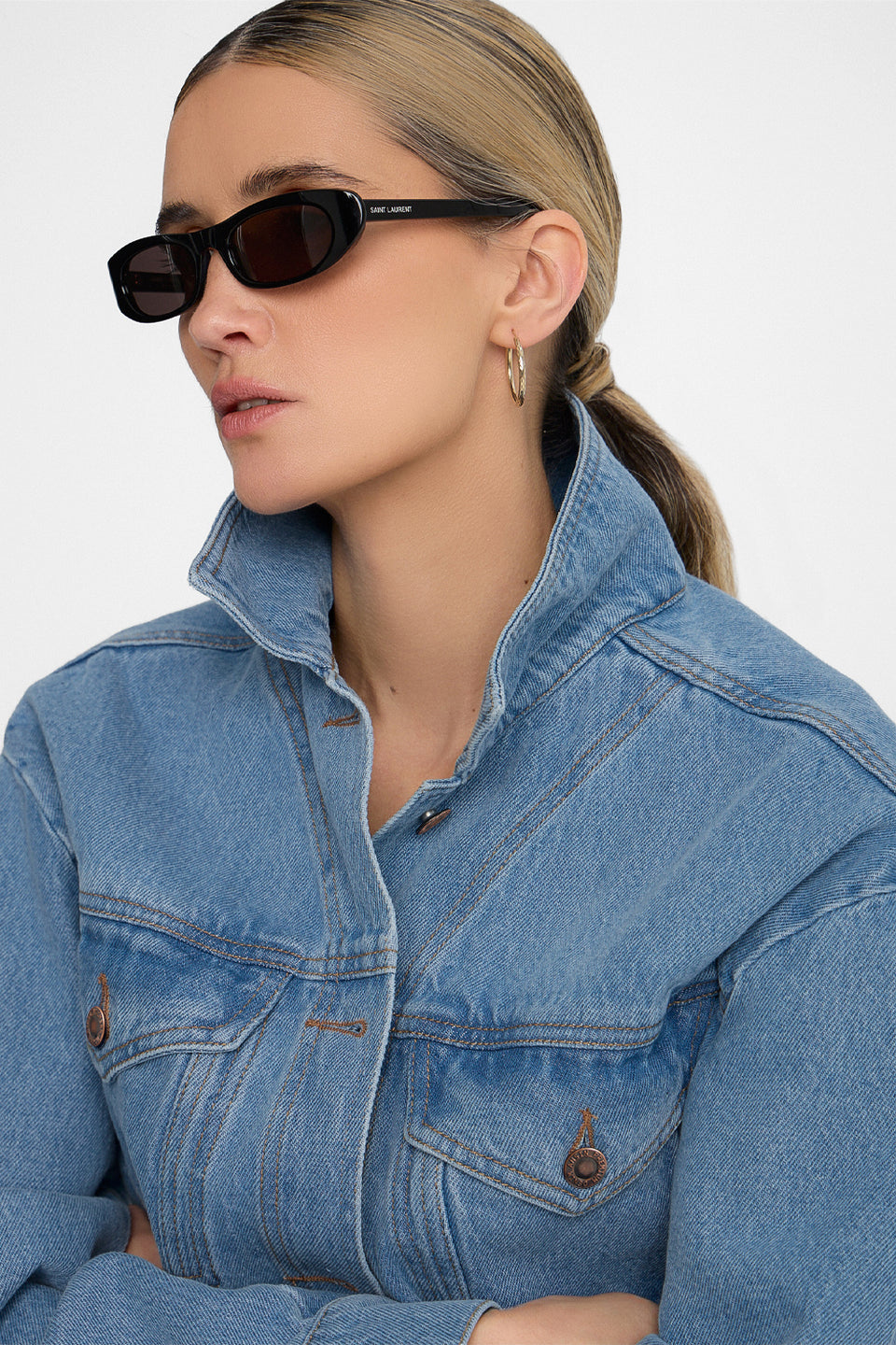 Kurtka Miss Edgy Light Blue