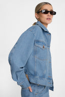 Kurtka Miss Edgy Light Blue