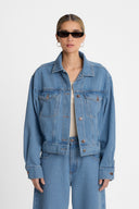 Kurtka Miss Edgy Light Blue