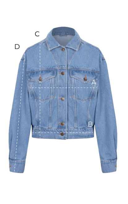 Kurtka Miss Edgy Light Blue