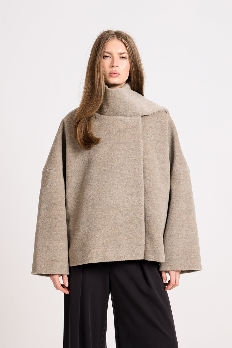 Kurtka Miss Plaza Taupe