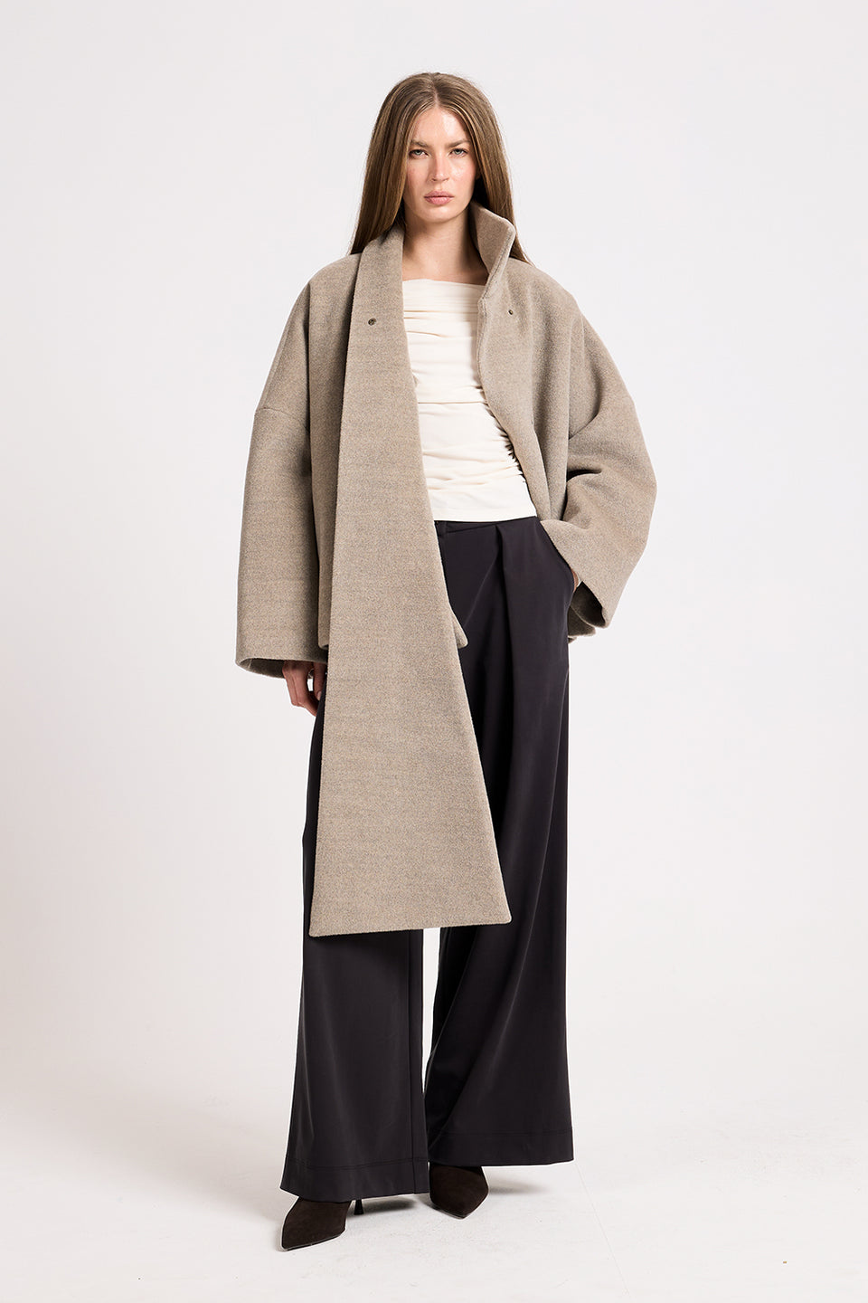 Kurtka Miss Plaza Taupe