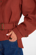 Kurtka Miss Sheriff Red Brown