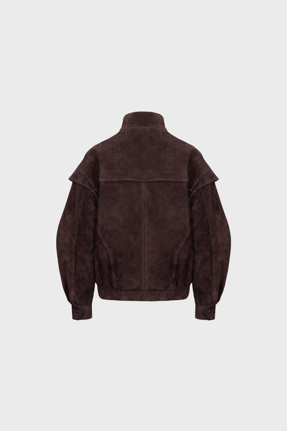 Women's lambskin leather jacket – oversized bomber jacket | Ansin