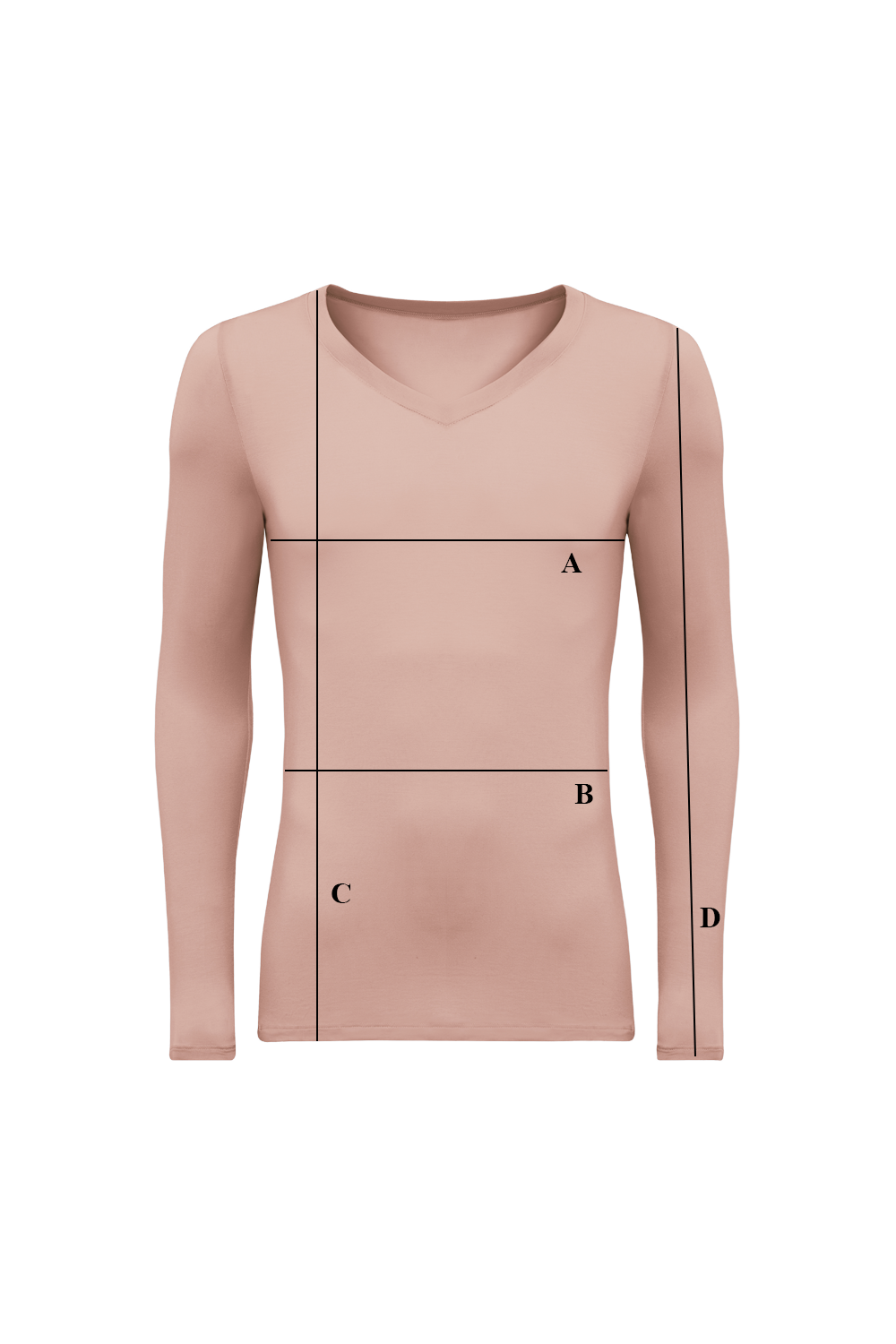 Longsleeve Mr Invisible V-neck Cappuccino