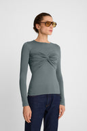 Longsleeve Miss Draped Olive