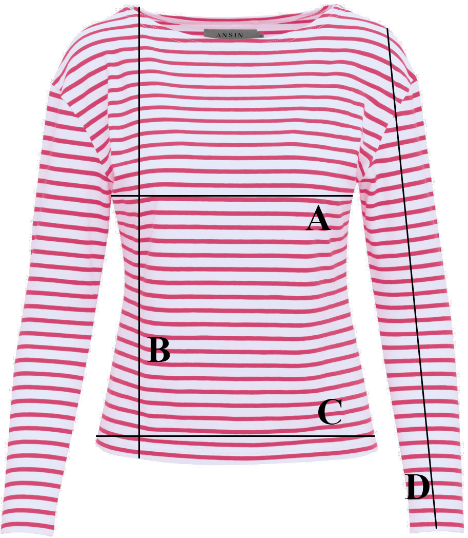 Longsleeve Miss Frenchie Red Stripes