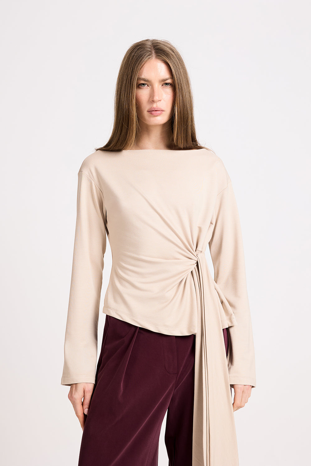 Longsleeve Miss Gaya Beige