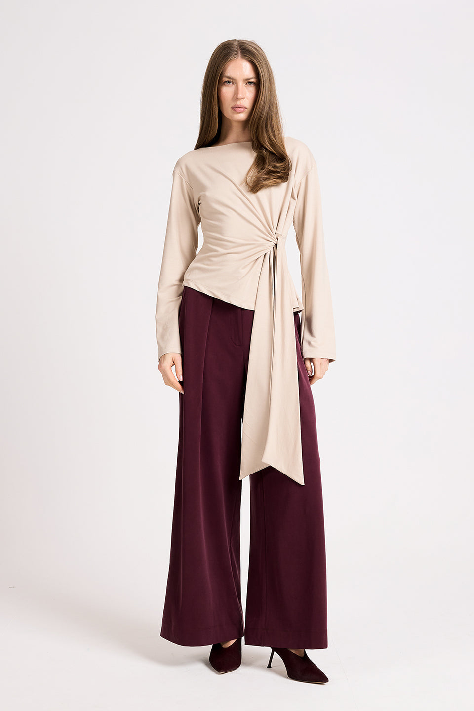 Longsleeve Miss Gaya Beige