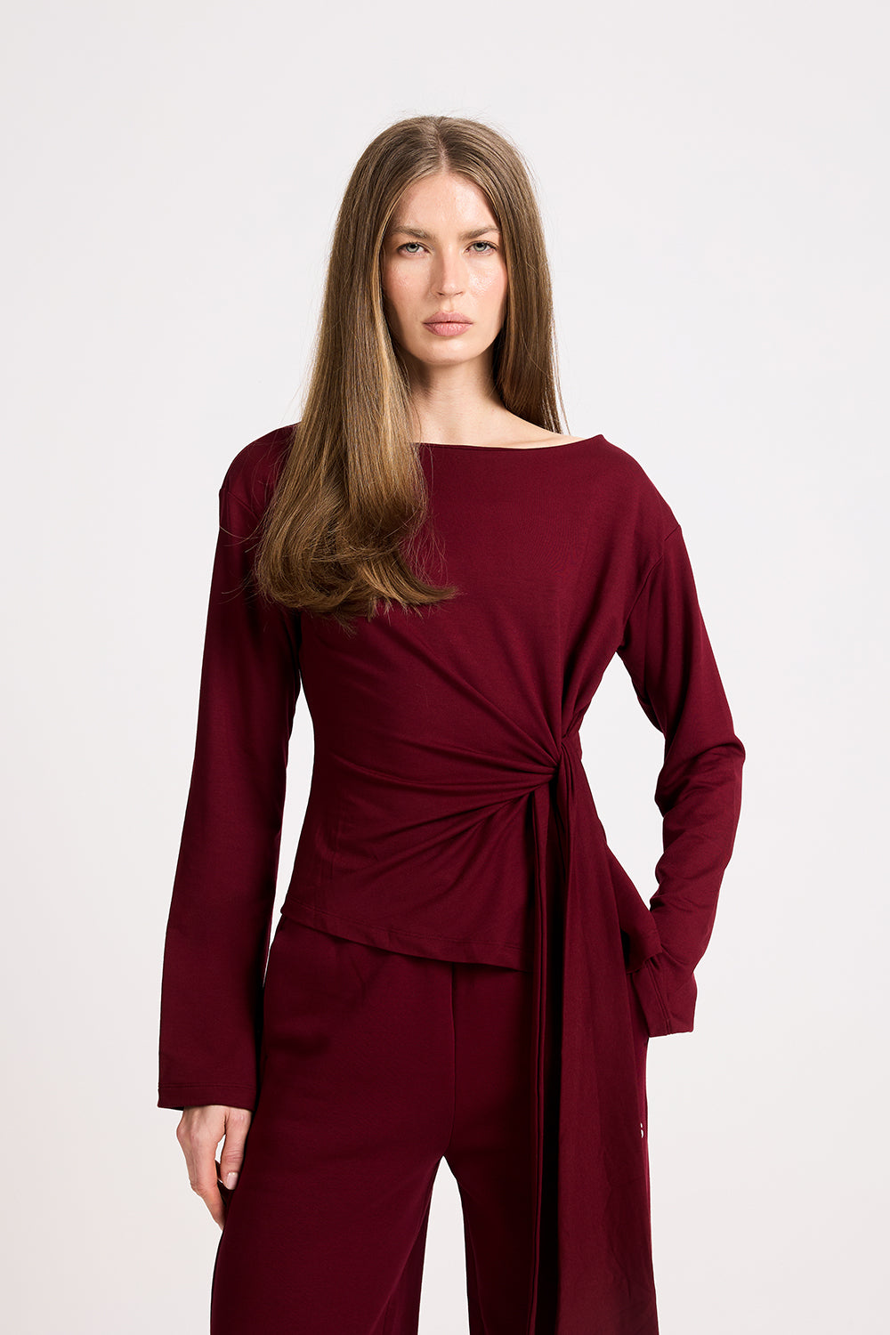 Longsleeve Miss Gaya Burgundy