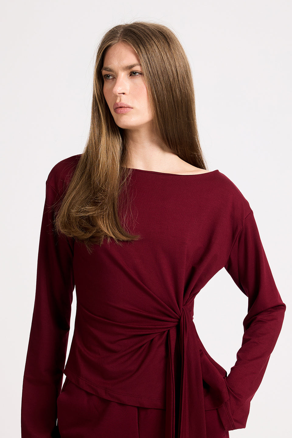 Longsleeve Miss Gaya Burgundy