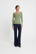 Longsleeve Miss Henley Green