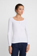 Longsleeve Miss Henley White