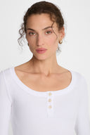 Longsleeve Miss Henley White