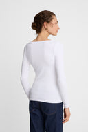Longsleeve Miss Henley White