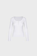 Longsleeve Miss Henley White