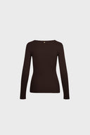 Longsleeve Miss Lea Dark Chocolate
