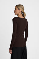 Longsleeve Miss Lea Dark Chocolate