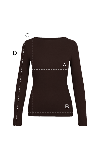 Longsleeve Miss Lea Burgundy